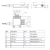 808nm 11-pin high heat load laser diode package