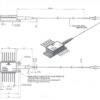 1064nm, 1 Watt Pulsed High Power Pump and Seed Laser Diode, Butterfly Package Diagram