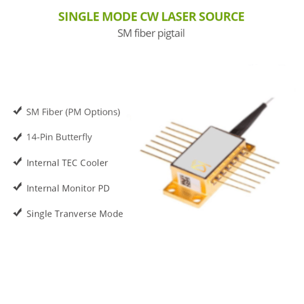 940nm CW Single Mode Laser Diode Source