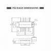 1491nm Butterfly Laser Diode Dimensions