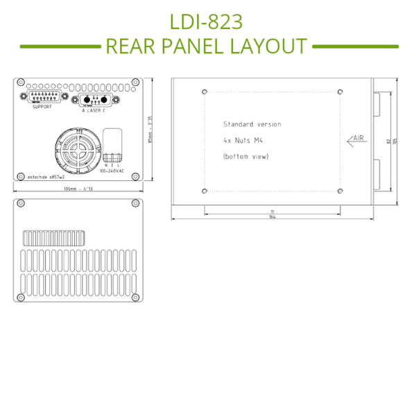 OEM High Power Laser Diode Connector