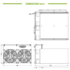 Laser Diode Heat Sink Model LDM-250W Dimensions