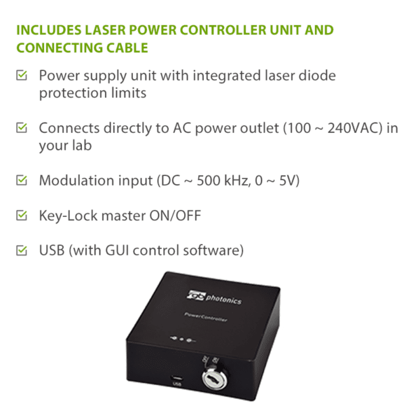 375nm Power Supply 30mW