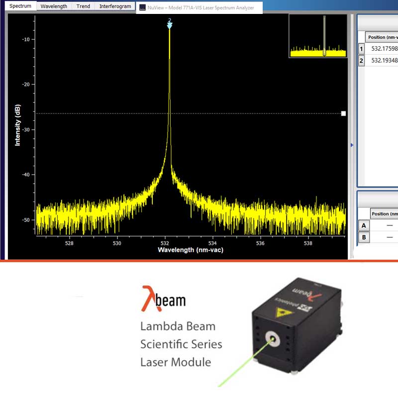 532nm laser 200mW green scientific research laser