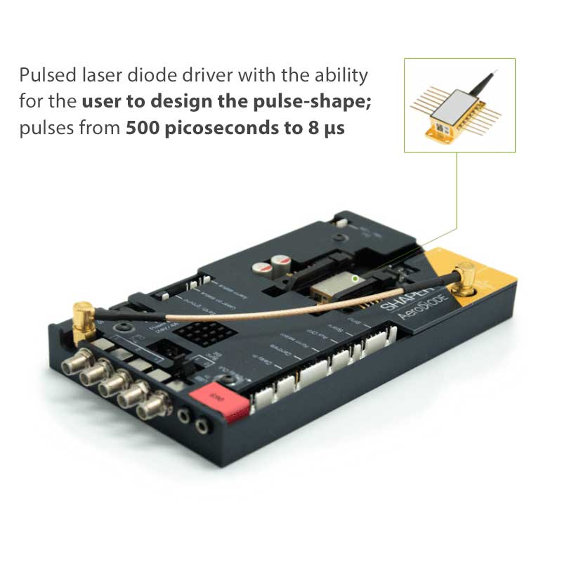 Pulsed laser diode driver model shaper-direct