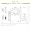 Backpanel Connector Layout for High Power Laser Diode Driver