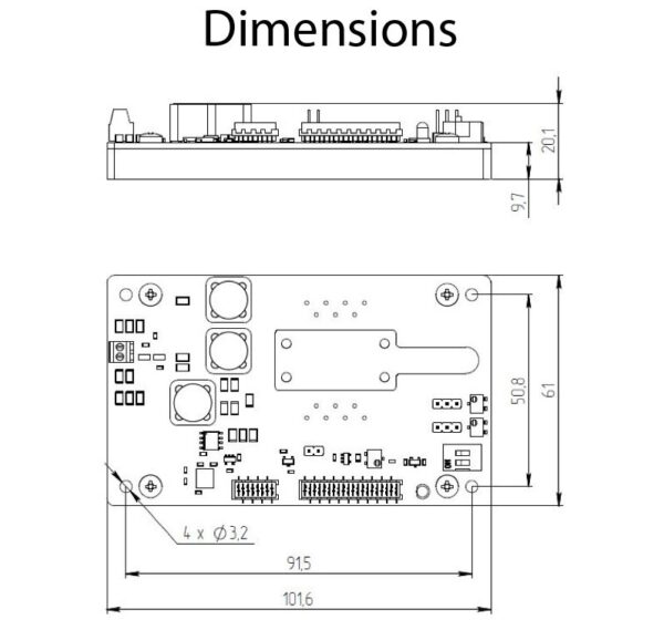 laser diode driver and TEC controller with butterfly mount