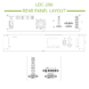 LDC-296 Laser Diode Controller Connectors