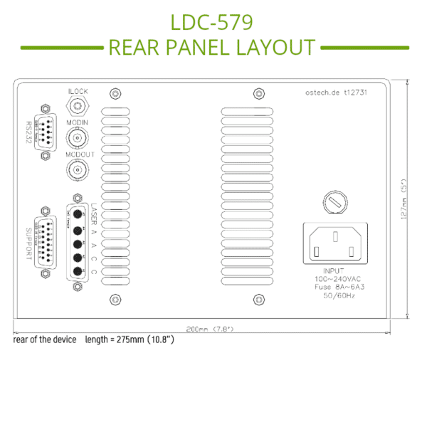 High Power Laser Diode Controller Connections