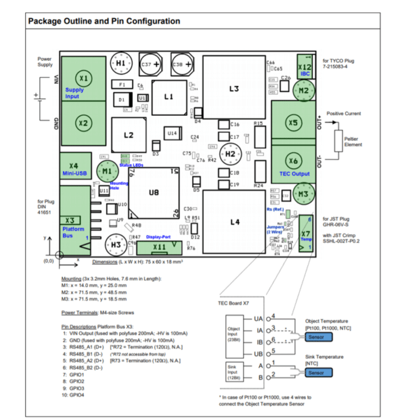 Meerstetter Engineering TEC Controller Schematic