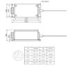 Triplex RGB White Laser Diode Module Mechanical Pinout