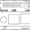 tunable laser rear panel