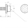 1550nm Laser Diode TO Can Drawing