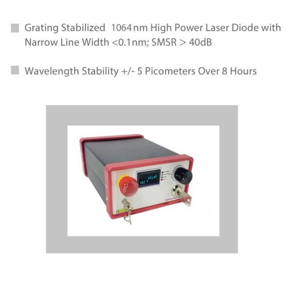 Raman Spectroscopy laser diode 1064 nm key features