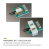 Butterfly laser diode mounting socket