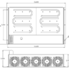 High Power Heatsink for Laser Diodes 300 Watt