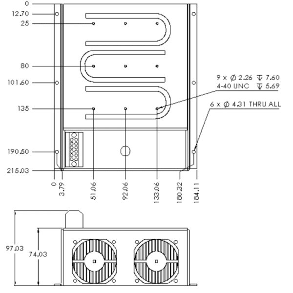 Laser Diode Heatsink Peltier Dimensions