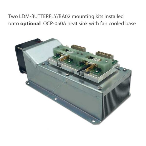 laser diode mount butterfly infographic