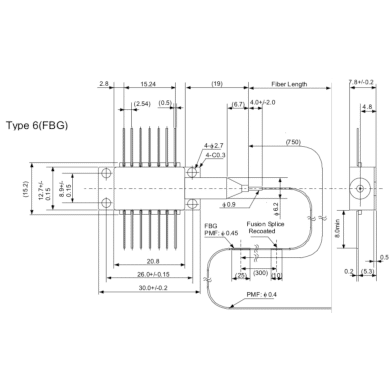 1480nm 200mw dimensions