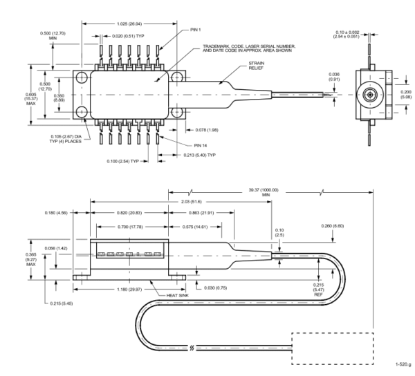 1535nm 10mw laser diode dimensions