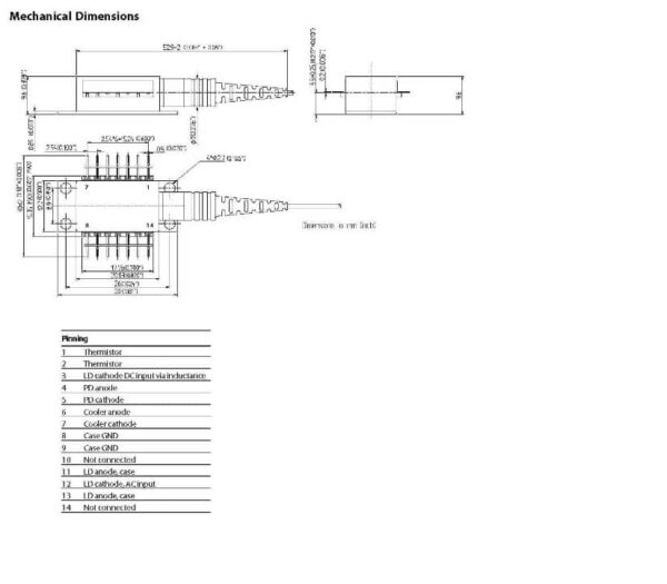 JDSU CQF935 1546nm DFB Laser Diode