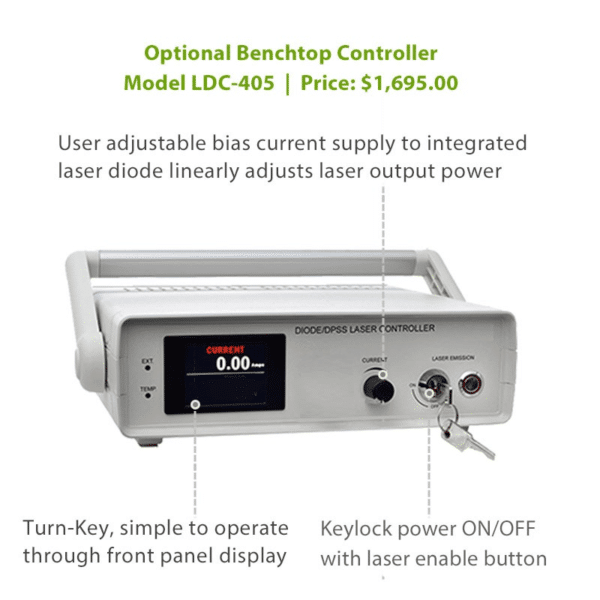 375nm laser diode controller Nichia