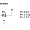 Green Laser Diode by OSRAM - 520nm Single Mode 80mW Pin Connection