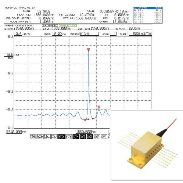 laser diode, 1550nm, 20mW DFB laser